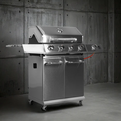 Dujinis grilis dragON BBQ201, 18,8 kW, sidabrinis - 4