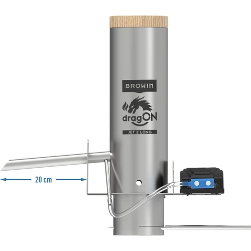 Dūmų generatorius dragON JET 2 LONG su pelenine - 2
