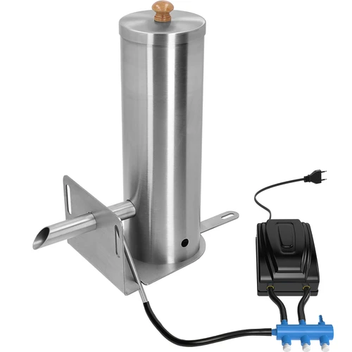 Dūmų generatorius dragON JET 4 LIGHT su pelenų iškratymo funkcija ir elektrine orapūte dragON Air