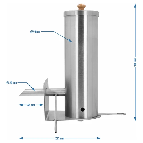 Dūmų generatorius dragON JET 4 LIGHT su pelenų iškratymo funkcija ir elektrine orapūte dragON Air - 6