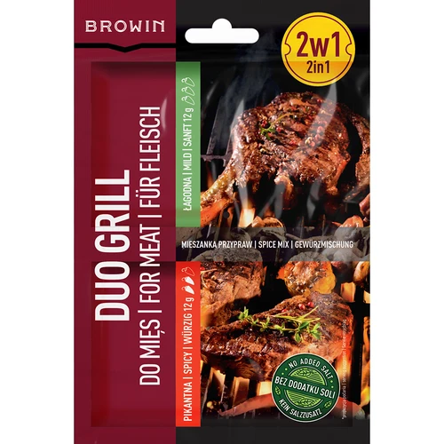 Duo Grill mėsai, 2 viename prieskonių mišinys, 2 x 12 g