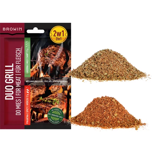 Duo Grill mėsai, 2 viename prieskonių mišinys, 2 x 12 g - 3