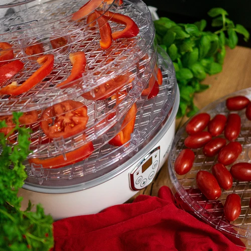 Džiovintuvas grybams, vaisiams, daržovėms ir žolelėms su temperatūros reguliavimu, 240 W, skaidrus - 16