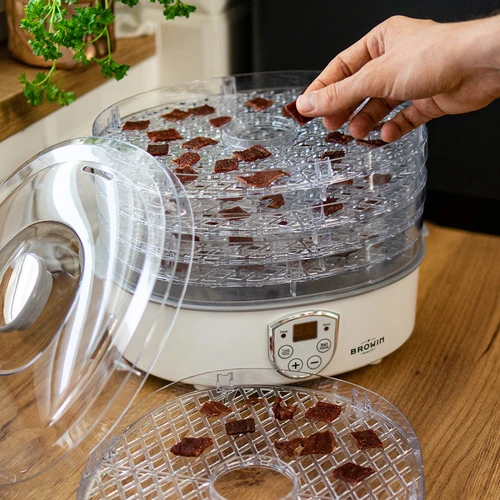 Džiovintuvas grybams, vaisiams, daržovėms ir žolelėms su temperatūros reguliavimu, 240 W, skaidrus - 17