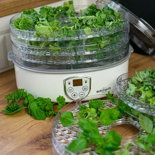 Džiovintuvas grybams, vaisiams, daržovėms ir žolelėms su temperatūros reguliavimu, 240 W, skaidrus - 13