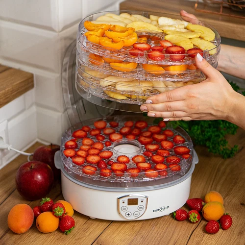 Džiovintuvas grybams, vaisiams, daržovėms ir žolelėms su temperatūros reguliavimu, 240 W, skaidrus - 15