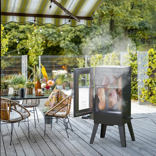 Elektrinė rūkykla dragON E101 su dūmų generatoriumi, 70 l - 13