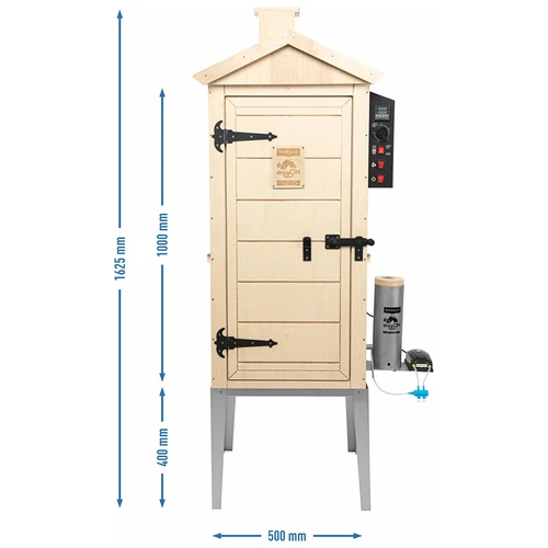 Elektrinė rūkykla dragON PLYWOOD NATURE 100E su elektriniu kaitinimo moduliu ir valdikliu - 14