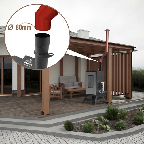 Elektrinė rūkykla dragON su mobiliu pagrindu - 32