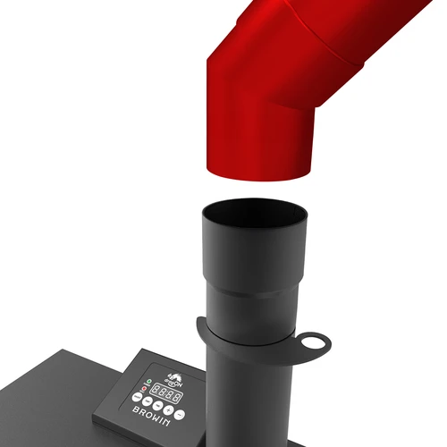 Elektrinė rūkykla dragON su mobiliu pagrindu ir valymo skysčiu - 33