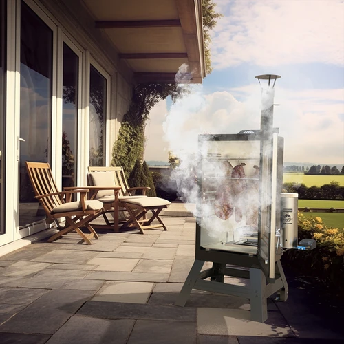 Elektrinė rūkykla dragON su mobiliu pagrindu ir valymo skysčiu - 30