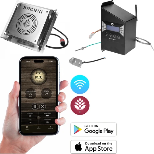 Elektrinių modulių rinkinys su Wi‑Fi valdikliu – dragON IQ 1,5 kW, sodo rūkykloms