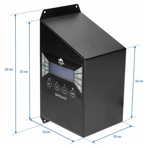 Elektrinių modulių rinkinys su Wi‑Fi valdikliu – dragON IQ 1,5 kW, sodo rūkykloms - 4
