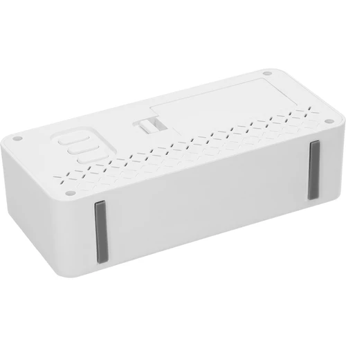 Elektroninė meteorologinė stotelė Soens – balta, su laikrodžiu ir kalendoriumi - 4