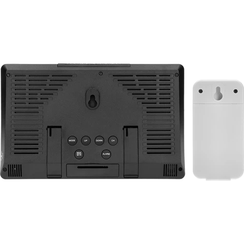 Elektroninė orų stotelė – belaidė, su jutikliu, juoda - 6