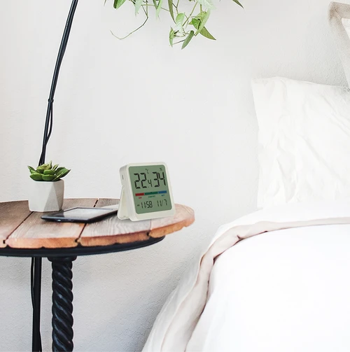 Elektroninis kambarinis termometras, baltas - 13