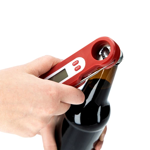 Elektroninis kulinarinis termometras su sulankstomu zondu (-50/+300℃), raudonas - 6