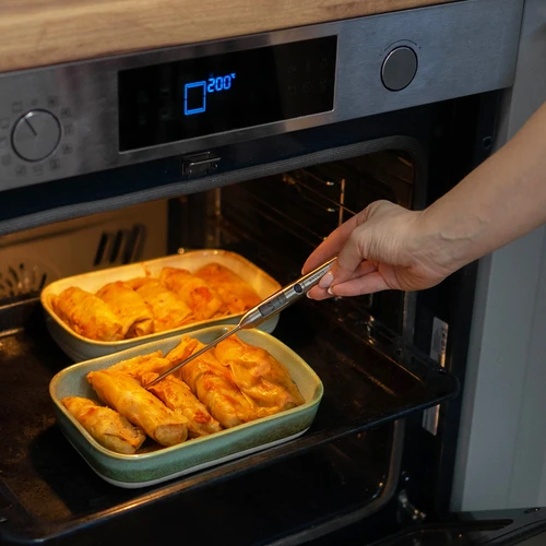 Elektroninis virtuvinis termometras (nuo -40 °C iki +300 °C) iš plieno - 7