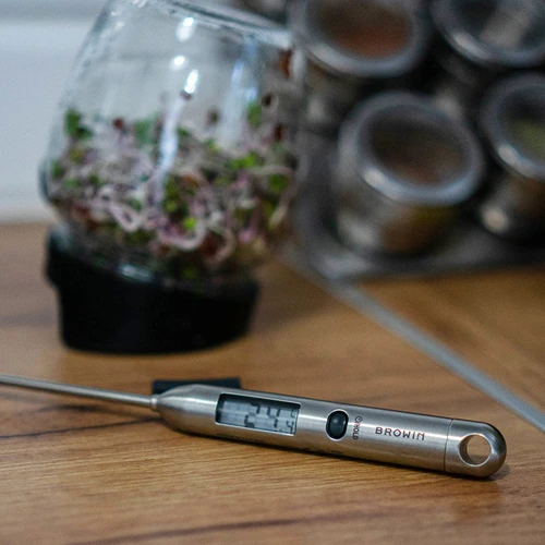 Elektroninis virtuvinis termometras (nuo -40 °C iki +300 °C) iš plieno - 3