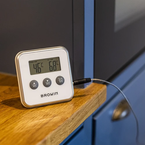 Elektroninis virtuvinis termometras su zondu (0°C–250°C), mišrus - 4