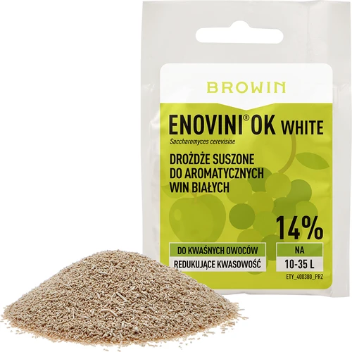 Enovini® OK WHITE - rūgštingumą mažinančios vyno mielės 7 g - 3