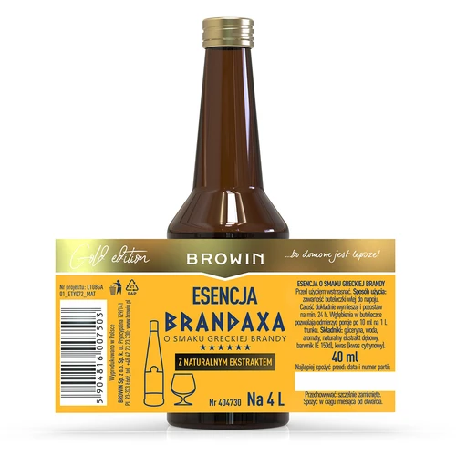 Esencja Brandaxa o smaku greckiej brandy, 40 ml - 4