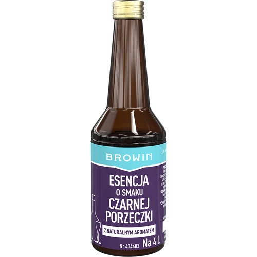 Esencja o smaku czarnej porzeczki z naturalnym aromatem na 4 L - 40 ml  - 1 