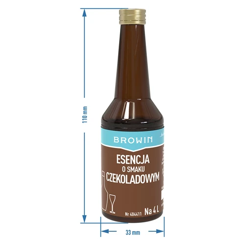 Esencja o smaku czekoladowym na 4 L - 40 ml - 8