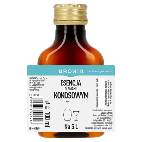 Esencja o smaku kokosowym, na 5 L - 100 ml - 4