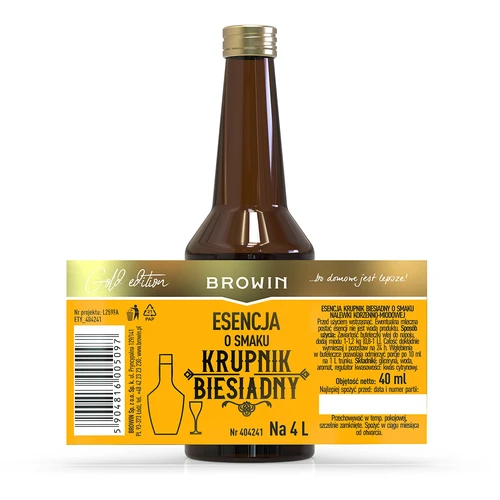 Esencja o smaku - Krupnik Biesiadny na 4 L - 40 ml - 7