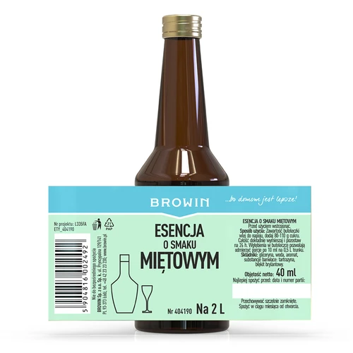 Esencja o smaku miętowym na 2 L - 40ml - 4