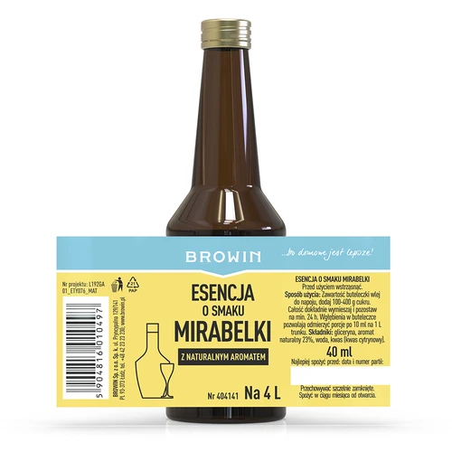 Esencja o smaku mirabelki 40 ml - 4