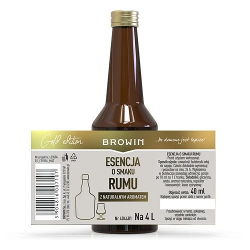 Esencja o smaku Rumu na 4 L - 40 ml - 6