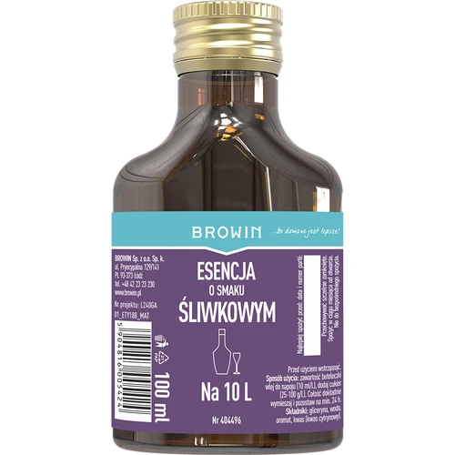 Esencja o smaku śliwkowym 100 ml