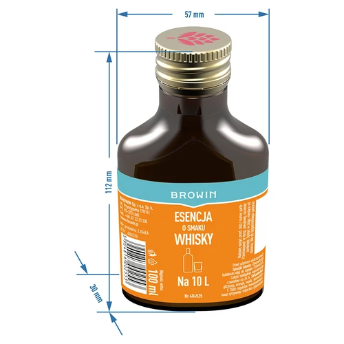 Esencja o smaku whisky na 10 L - 100 ml - 5