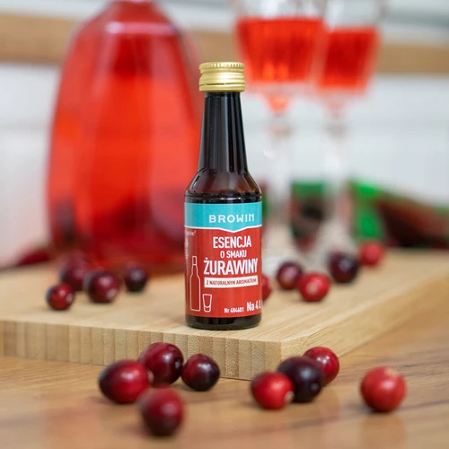 Esencja o smaku żurawiny na 4 L - 40 ml - 9