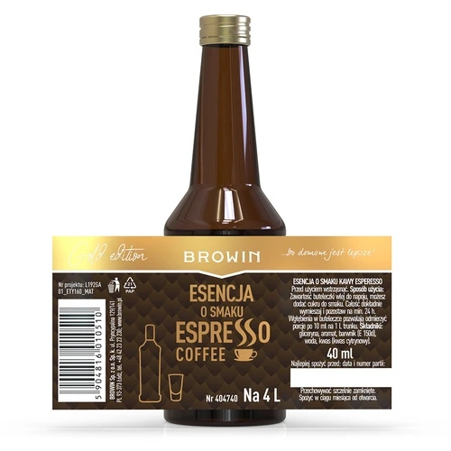 Espresso skonio esencija, skirta 4 l, 40 ml - 4