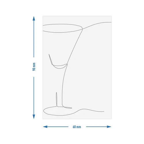 Etykiety samoprzylepne 60 x 90 mm na butelki, nalewkę, alkohol, wódkę - 20 szt. - 3