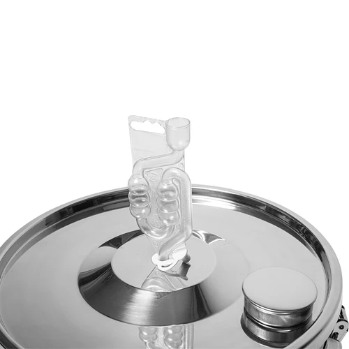 Fermentacijos ir distiliavimo indas - nerūdijančio plieno, 18 l, 5 užsegimų - 9