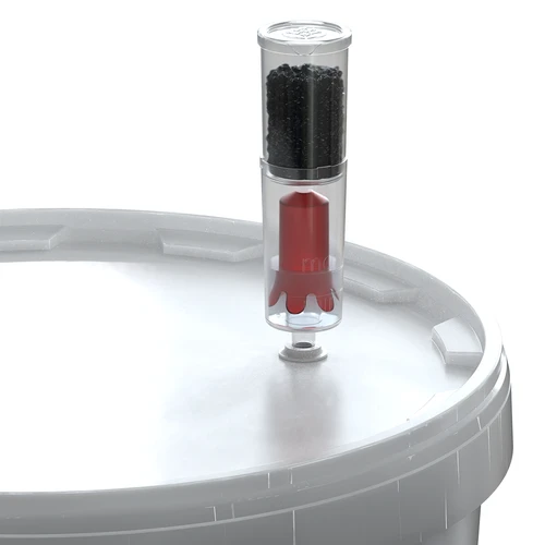 Fermentacijos kvapų sugėriklis + tylus fermentacijos vamzdelis + aktyvuota kokoso anglis 200 g - 8
