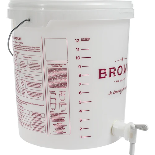 Fermentavimo indas 15 L su dangčiu ir čiaupu - 5