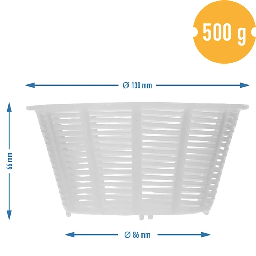 Forma serowarska okrągła Ø 13 x 7 cm na 500 g - 4