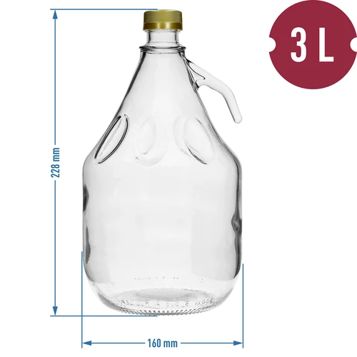 Gąsior 3L Dama z zakrętką - 4