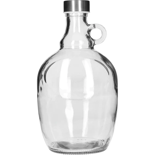 Gąsior Dama 1,5 L, z metalową zakrętką fi 43 mm i uchwytem  - 1 