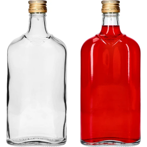 Gertuvės formos butelis 500 ml su užsukamu kamšteliu, 6 vnt. - 7