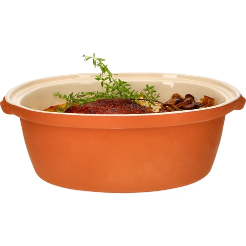 Glazūruotas romėniškas puodas 4,5 L (meandrai) - 12