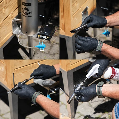 Grandiklis dragON JET dūmų generatoriams – patogus dūmų vamzdelio valymas - 4