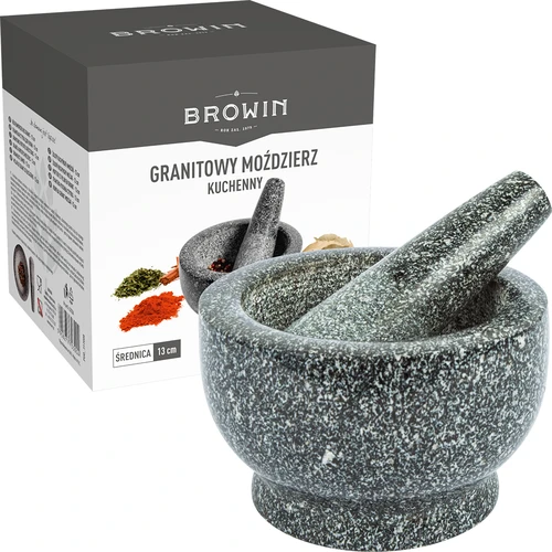 Granitinė virtuvinė grūstuvė su grūstuvu - 7