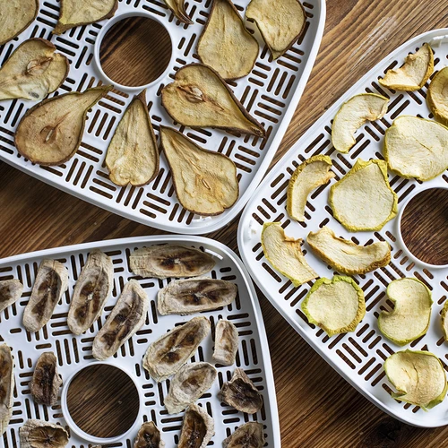 Grybų, vaisių, daržovių ir žolelių džiovintuvas su temperatūros reguliavimu, 240 W, baltas - 18