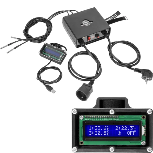 hawkSTILL Wi-Fi IQ rinkinys – distiliavimo termometras su Wi-Fi ir ekranu - 2